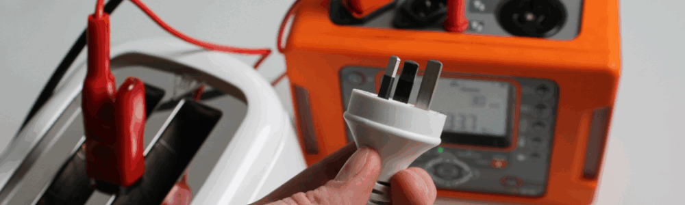 Photo plug tester toaster